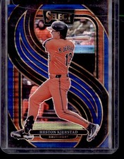 2025 Panini Select #115 Heston Kjerstad Blue Pulsar Prizms #/99