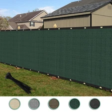 6ft X 50ft Fence Privacy Screen Windscreen Garden Heavy Duty Mesh Shade Cover