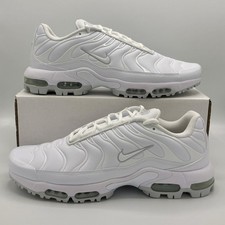 Size 12 - Nike Air Max Plus G Golf Shoes Triple White FZ4150-100 Men's