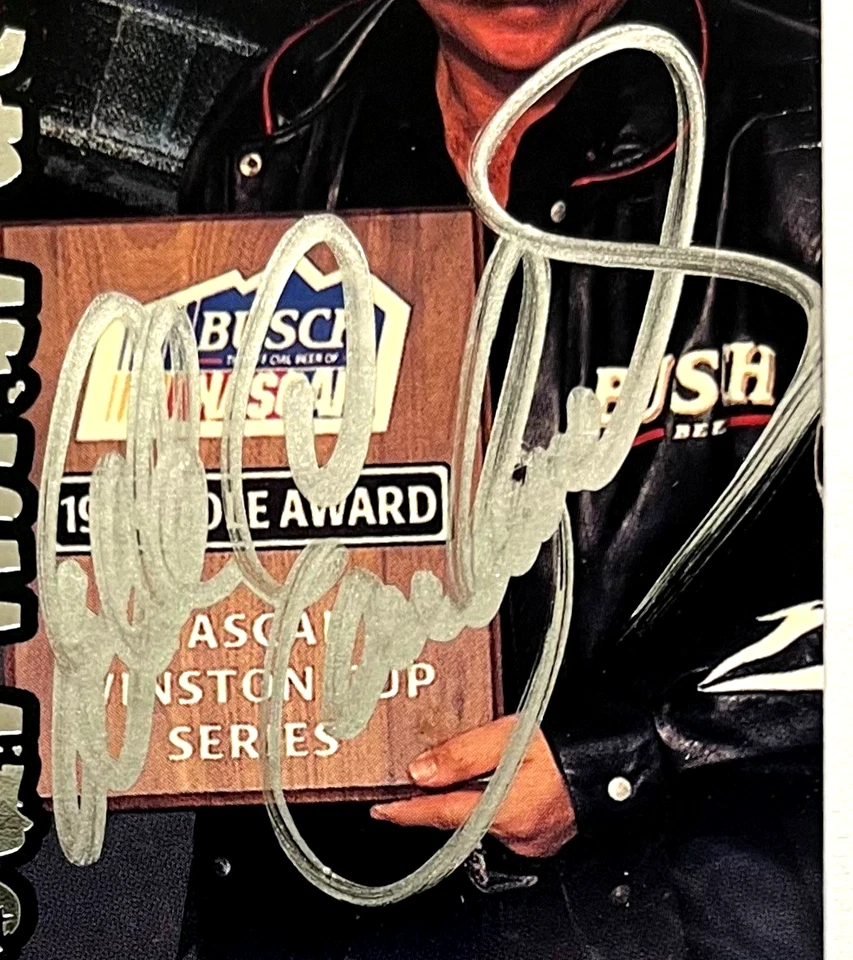 Dale Earnhardt NASCAR 1996 Wheels Viper Mom N Pops #MP1 Autographed Signed - Image 2 of 4