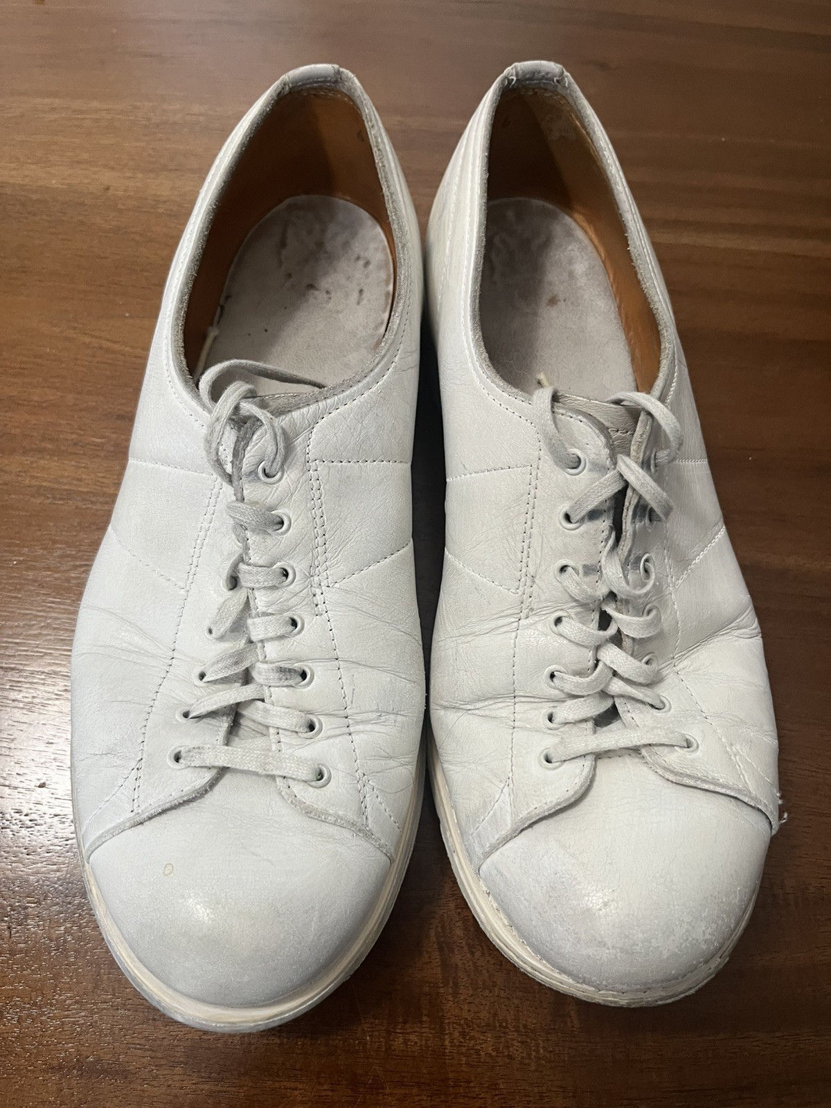 Vintage Linds Women's 6.5  Bowling Shoes, White , LEFT HANDE