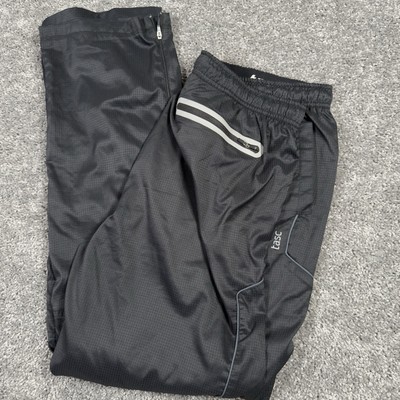 TASC Performance Poly/Bamboo Jogger Sweatpants Mens Large Geo Black Windbreaker