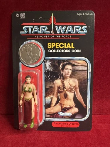Princess Leia Organa Slave ROTJ POTF Coin Kenner Style STAN SOLO MOSC USA