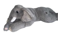FAO Schwarz Adopt A Pet 16  Elephant Floppy Plush Gray 16   2020