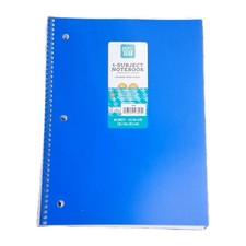 Pen Gear Poly 1-Subject Notebook 80 Sheet College Ruled