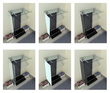 Glaszentrum Hagen - Seitenteil Windschutz Sichtschutz für Glasvordächer VSG