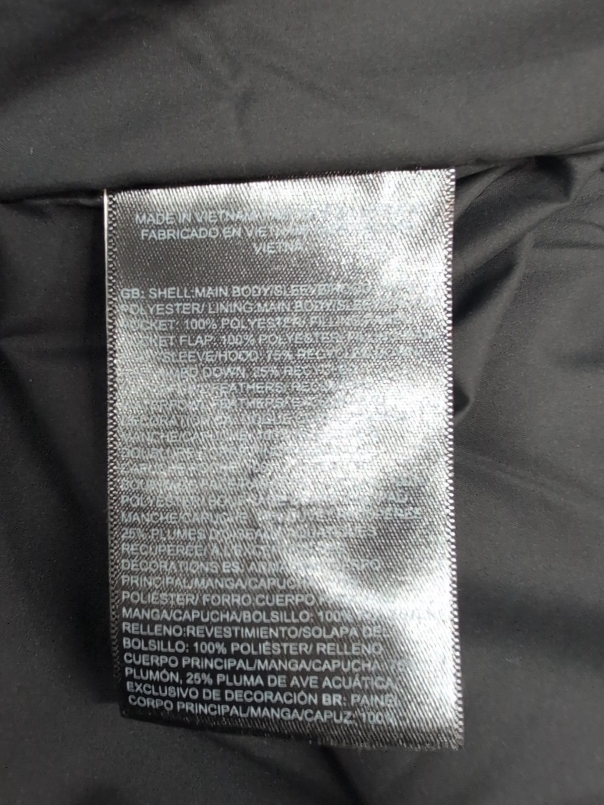 The North Face Men's Frost Fall Hooded Puffer Jacket XXL Black thumbnail 7