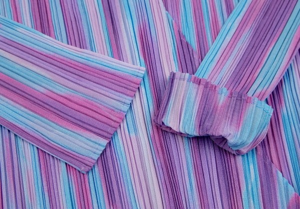 PLEATS PLEASE Gradient Print Pleated Cachecoeur C… - image 6