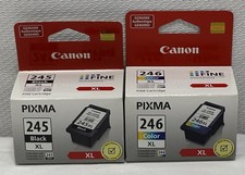 Genuine Canon Pixma PG-245XL Black  CL-246XL Ink Cartridges Lot Of 2 Sealed