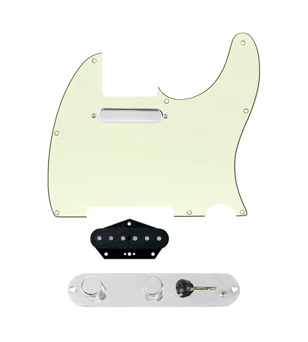 920D Custom Texas Grit Loaded Pickguard for Tele With Mint Green Pickguard an...