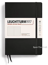 Leuchtturm1917 Dotted Journal Notebook Medium A5 Black (329398) Factory Sealed