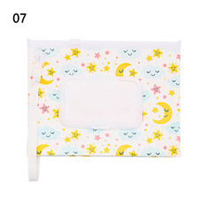 EVA Baby Wet Wipe Pouch Portable Wipes Holder Case Flip Cover Snap-Strap Reusabl