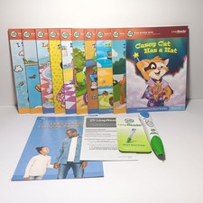Leap Frog Early Reading Series Leap Reader Interactive Books Lot of 10 and Pen