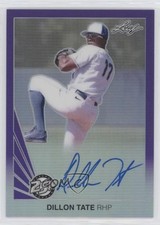 2015 Leaf 25th Baseball Metal Auto Purple 2/15 Dillon Tate #BA-DT1 Auto 9cf