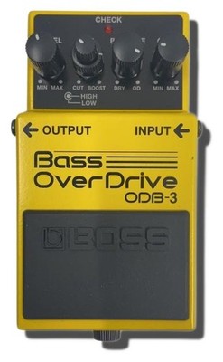 BOSS ODB-3 Bass OverDrive Serial Partially Missing PSA Pedal 3749 Tested & Works
