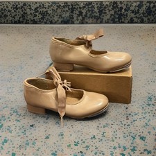WEISSMANN W600 Beginner Tap Shoe Tan Patent Size 11.5 Child