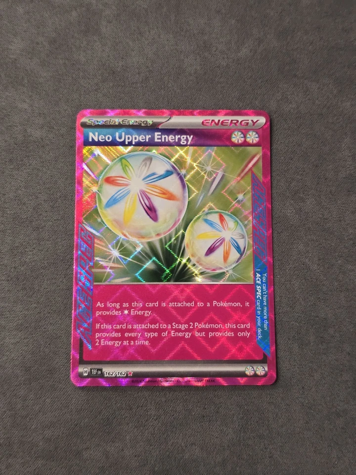 Neo Upper Energy 162/162 SV05: Temporal Forces Pokemon Card NM 162/162 - Image 2 of 3