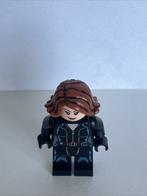LEGO Black Widow Minifigure Black Jumpsuit Marvel Avengers sh0186 76032 76042