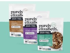 Purely Elizabeth Variety Pack Keto Granola, Made with 8 Ounce Pack of 3 1/26