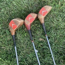 VTG Spalding Model 30 Wood Gold Clubs Robert Jones Jr. 1/3/4