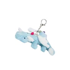 Jellycat Sky Dragon Bag Charm Soft Plush Keychain Baby Blue White Wings
