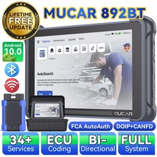 2026 Mucar 892BT TPMS Programmer Scanner AI Diagnostic Tool CANFD  DOIP FCA SGW