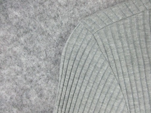 Lot 2 Cardigan & Shirt Womens XS Gray Open front Sweater Ribbed Henley Pockets - Picture 9 of 23