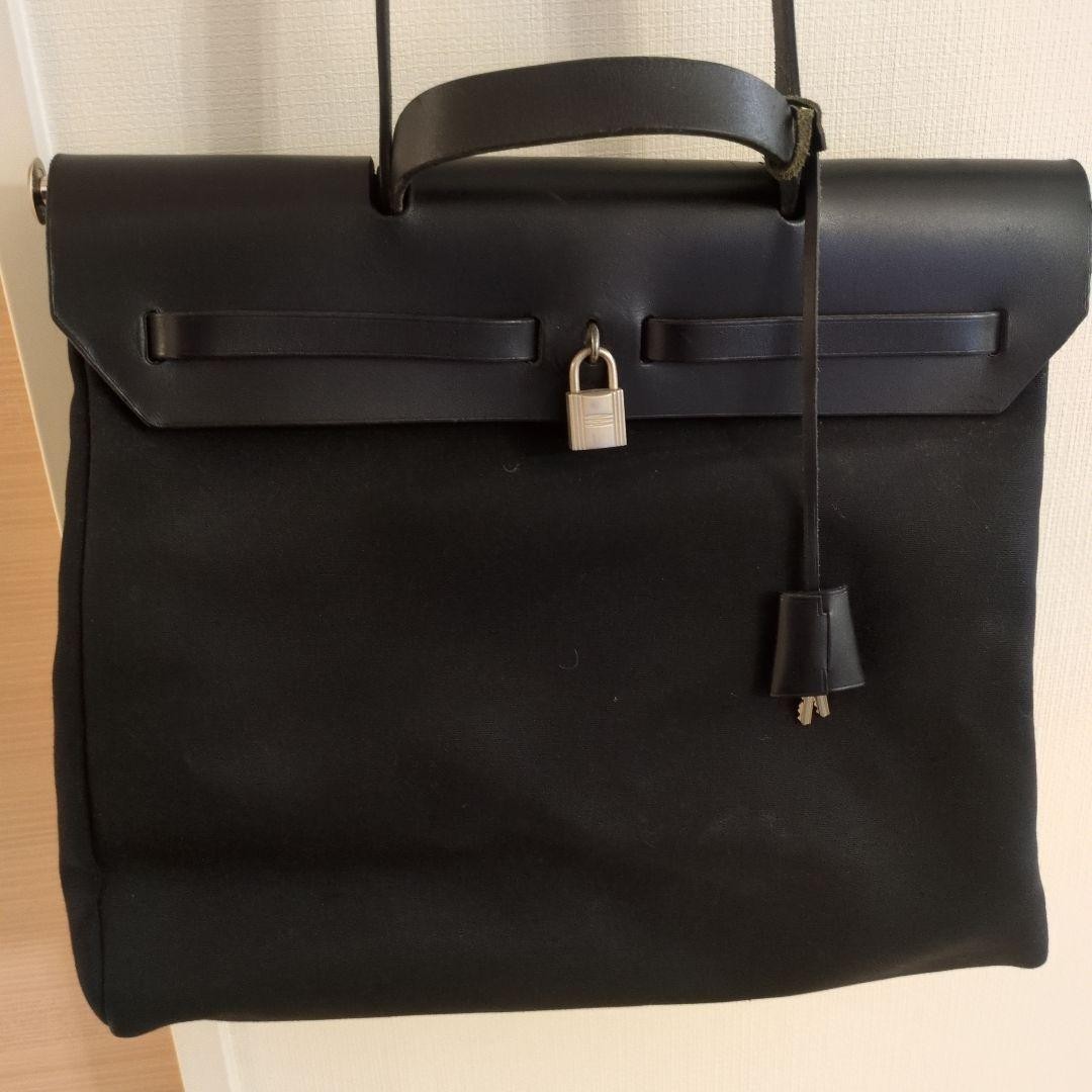 HERMES Herbag MM Black 2WAY — image 3