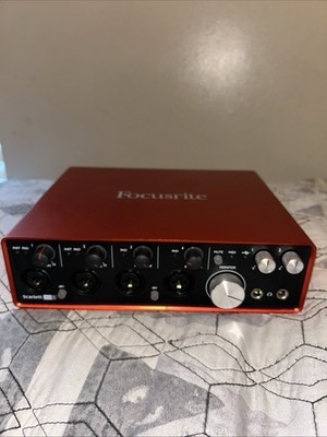 Focusrite Scarlett 18i8 (2nd Gen) 18 Channel USB Audio Interface - Red