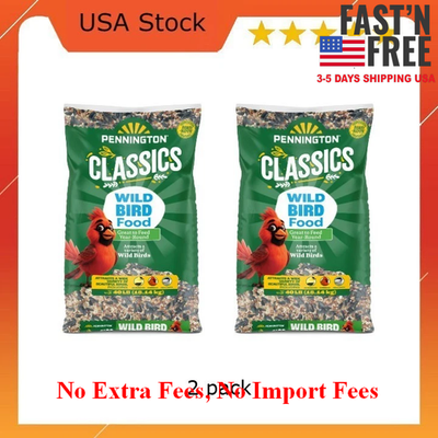 #ad HOT SALE Pennington Classic Wild Bird Feed and Seed 40 lb. Bag 2 Pack NEW $31.82