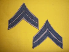 1912-18 USMC CORPORAL CPL CAMPAIGN SHIRT JACKET CHEVRON RANK INSIGNIA SET NOS 1