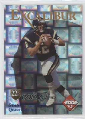 1995 Collector's Edge Excalibur 22K Silver Prism /750 Stan Humphries Shield 0a6