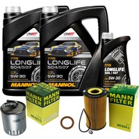 Inspektionspaket 11L Mannol Longlife 5W-30 FüR Mercedes W163 ML 400 CDI W463 G E
