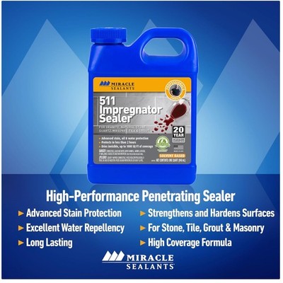 Penetrating Stone Sealer + Stain Protection