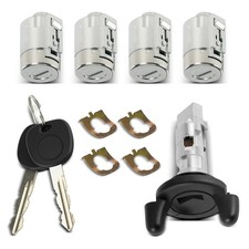 5x Door Lock Cylinder Set for Chevy Express 1500 GMC Savana 1500 01-07 w/ 2 Keys