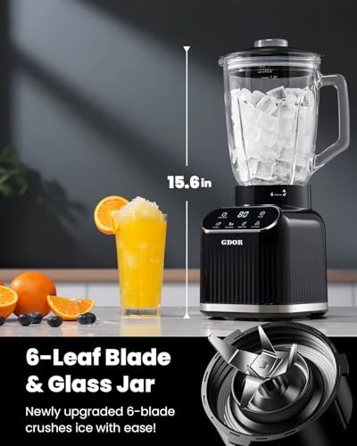 Professional Blender for Kitchen, 1200 Peak Watts Smoothie Blender