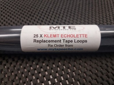 25 Klemt Echolette Replacement Tape Loops NOS