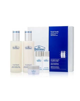 Dr Belmeur Total Youth Biome Skincare Set Anti-Age Complex Cream Toner Emulsion