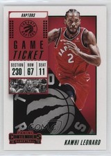 2018-19 Panini Contenders Game Ticket Green Kawhi Leonard #97 9hx