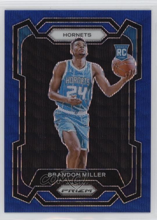 2023-24 Panini Prizm Blue Wave Prizm Brandon Miller #152 1oq1