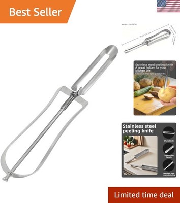 Ergonomic Commercial-Grade Vegetable Peeler - Rust Resistant & Dual-Sided