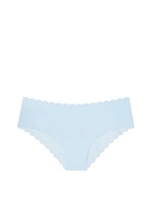 Victoria's Secret No-Show Scalloped Cheeky Panty Light Blue