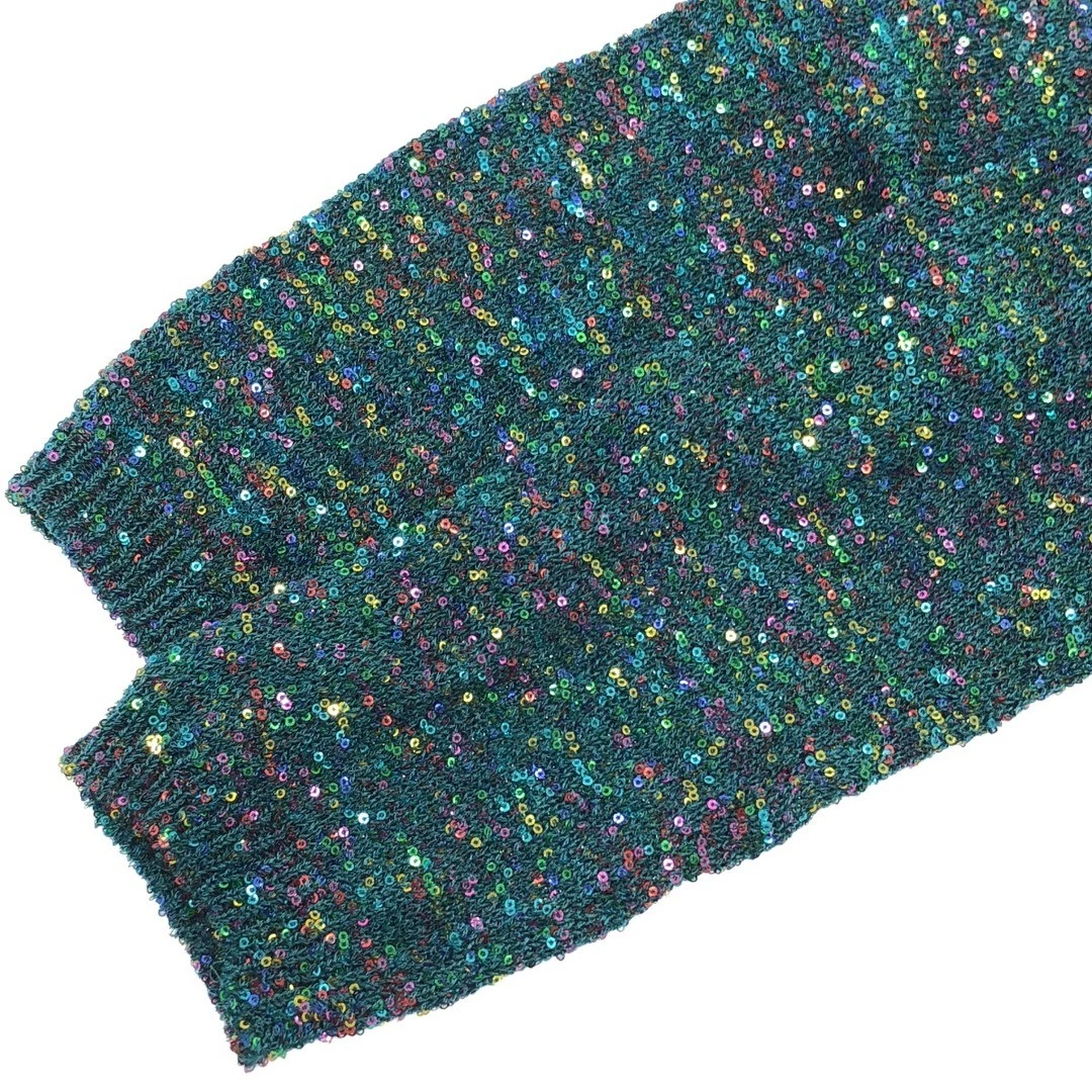 Abito lungo in maglia con paillettes LOEWE 21SS S540Y14K51 verde S usato0