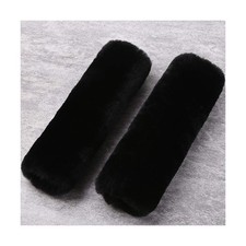 OGLAND Authentic Sheepskin Car Seat Belt Pad,2 Pack Soft Seat Belt Cover for ...