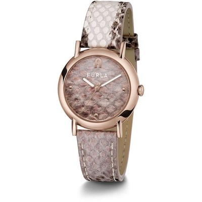 Womens Wristwatch FURLA EASY SHAPE WW00024018L3 Leather Gold  display picture 3