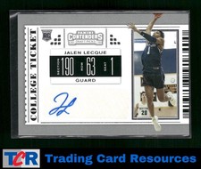 2019 Panini Contenders Draft Picks #119 Jalen Lecque Auto