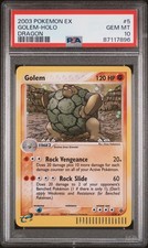 PSA 10 Golem 5/97 EX Dragon 2003 Holo Rare SWIRL E-Series Gem Mint on eBay