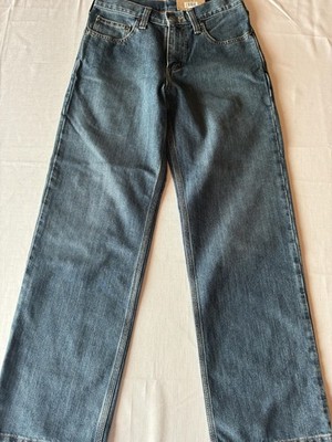 Carhartt Holter Jeans Mens 28x30 Blue Relaxed Fit Straight Workwear Denim Pants