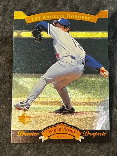1995 Upper Deck SP FOIL PREMIER PROSPECTS DIE CUT Hideo Nomo, item 1