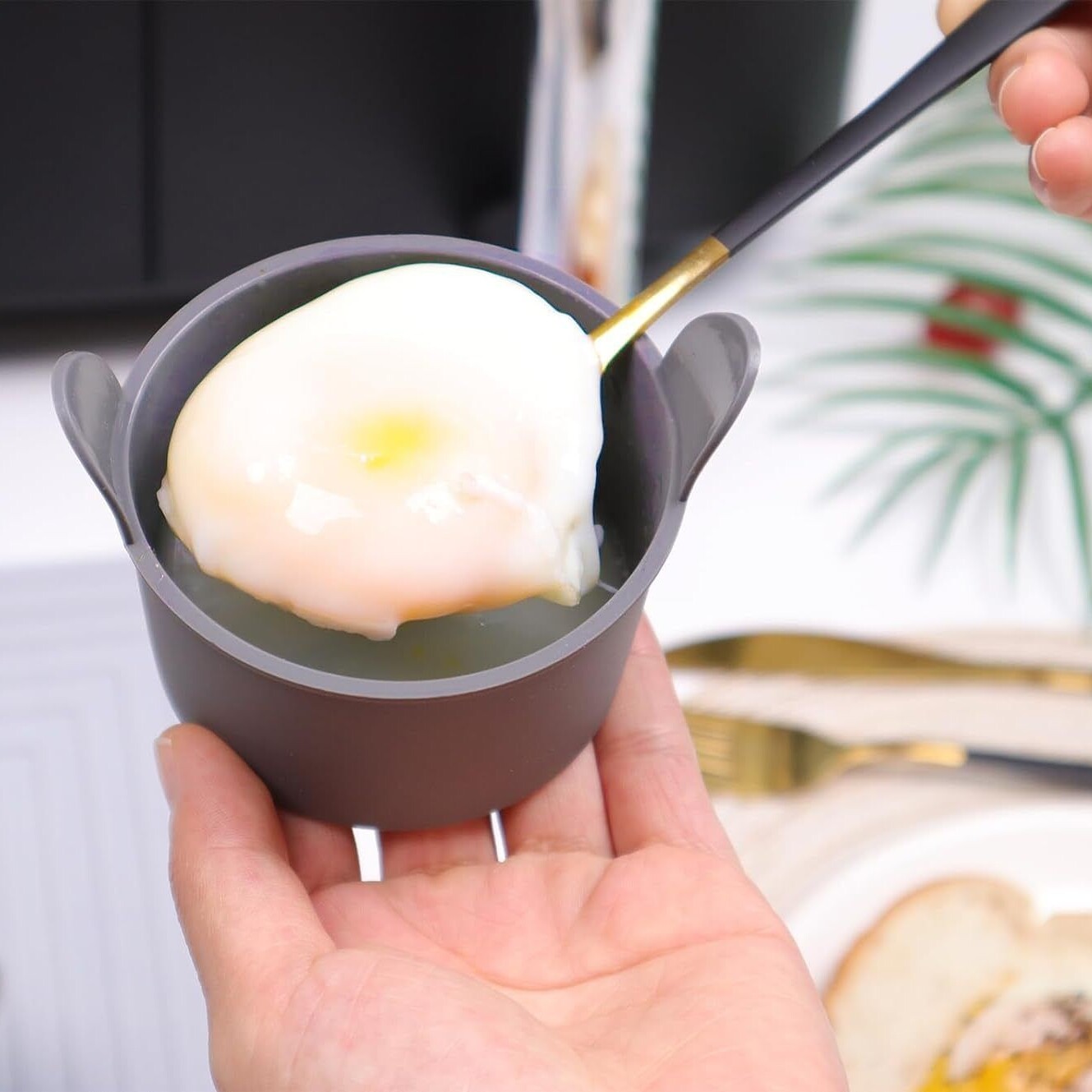 Air Fryer Egg Moulds Silicone Air Fryer Egg Pan Cooker Silicone Egg